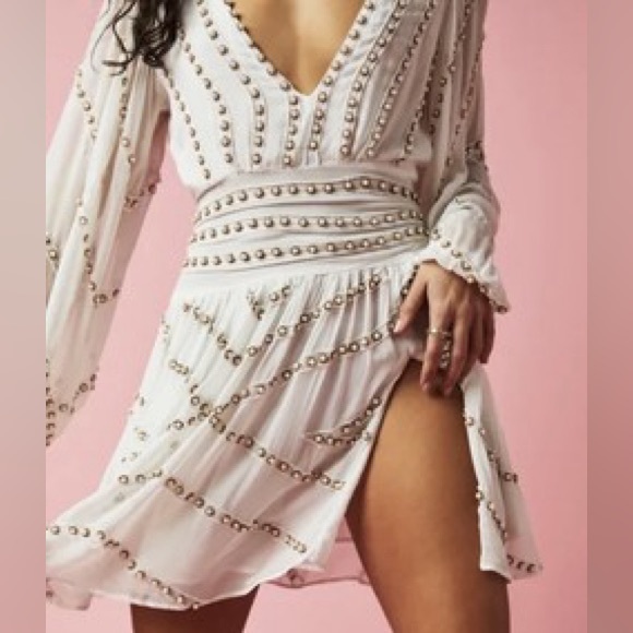 Dresses & Skirts - Free People Beaded Dress XS